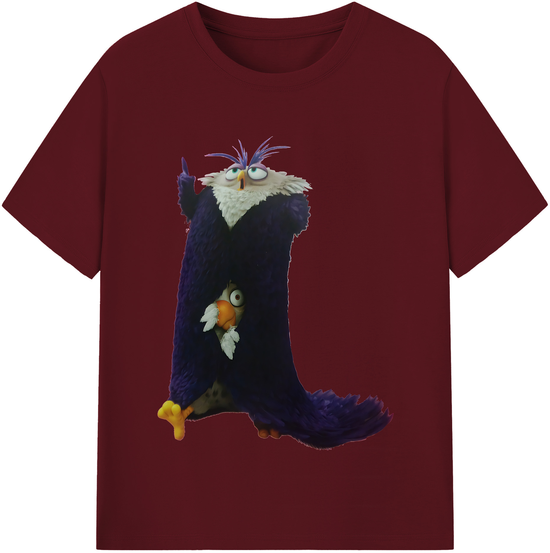 （画像用） Angry Birds アングリーバード 綿100％半袖Tシャツ（フロントプリント）